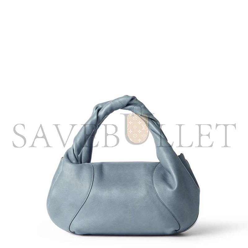 FENDI SPY SMALL MERCURY BLUE LEATHER BAG 8BR838AYCTF1UJC (32*18*12cm)