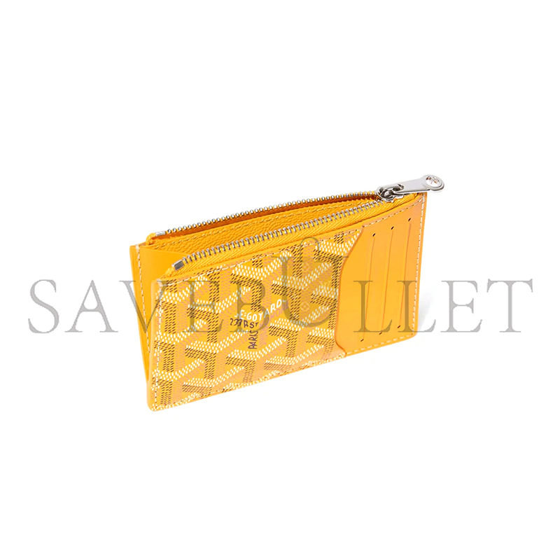 GOYARD BOURBON ZIPPED CARD HOLDER BOURBOPMLTY08CL08P (12.5x8.4x1cm)