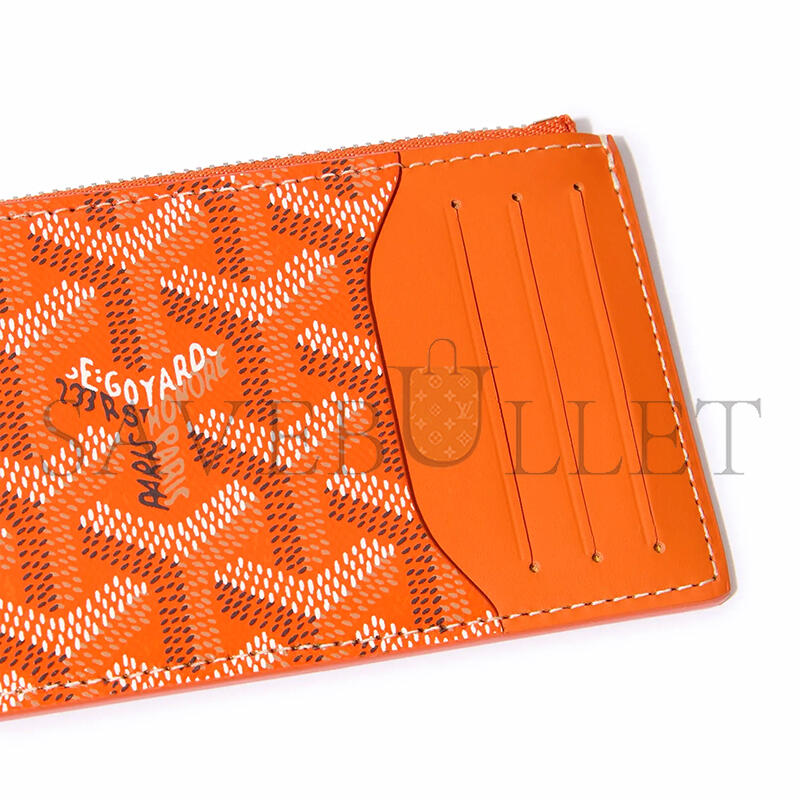GOYARD BOURBON ZIPPED CARD HOLDER BOURBOPMLTY07CL07P (12.5*8.4*1cm)
