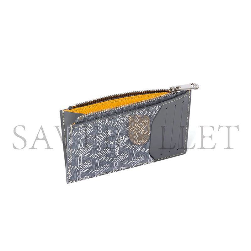 GOYARD BOURBON ZIPPED CARD HOLDER BOURBOPMLTY51CL51P (12.5*8.4*1cm)