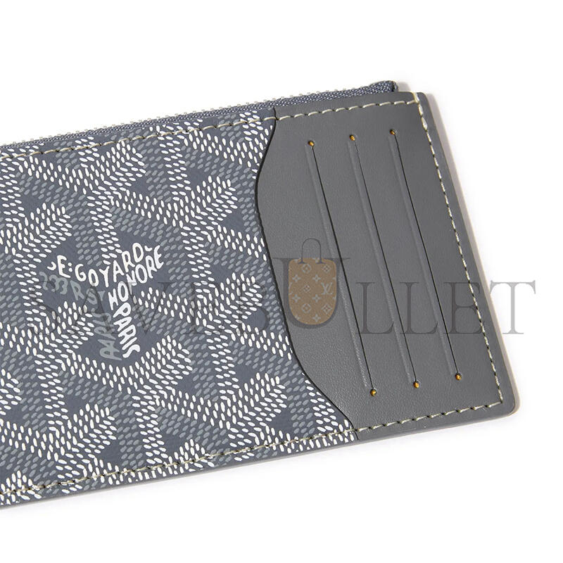 GOYARD BOURBON ZIPPED CARD HOLDER BOURBOPMLTY51CL51P (12.5*8.4*1cm)