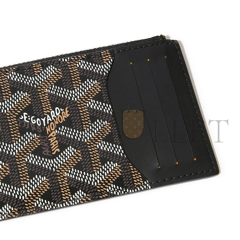 GOYARD BOURBON ZIPPED CARD HOLDER BOURBOPMLTY01CL01P (12.5*8.4*1cm)