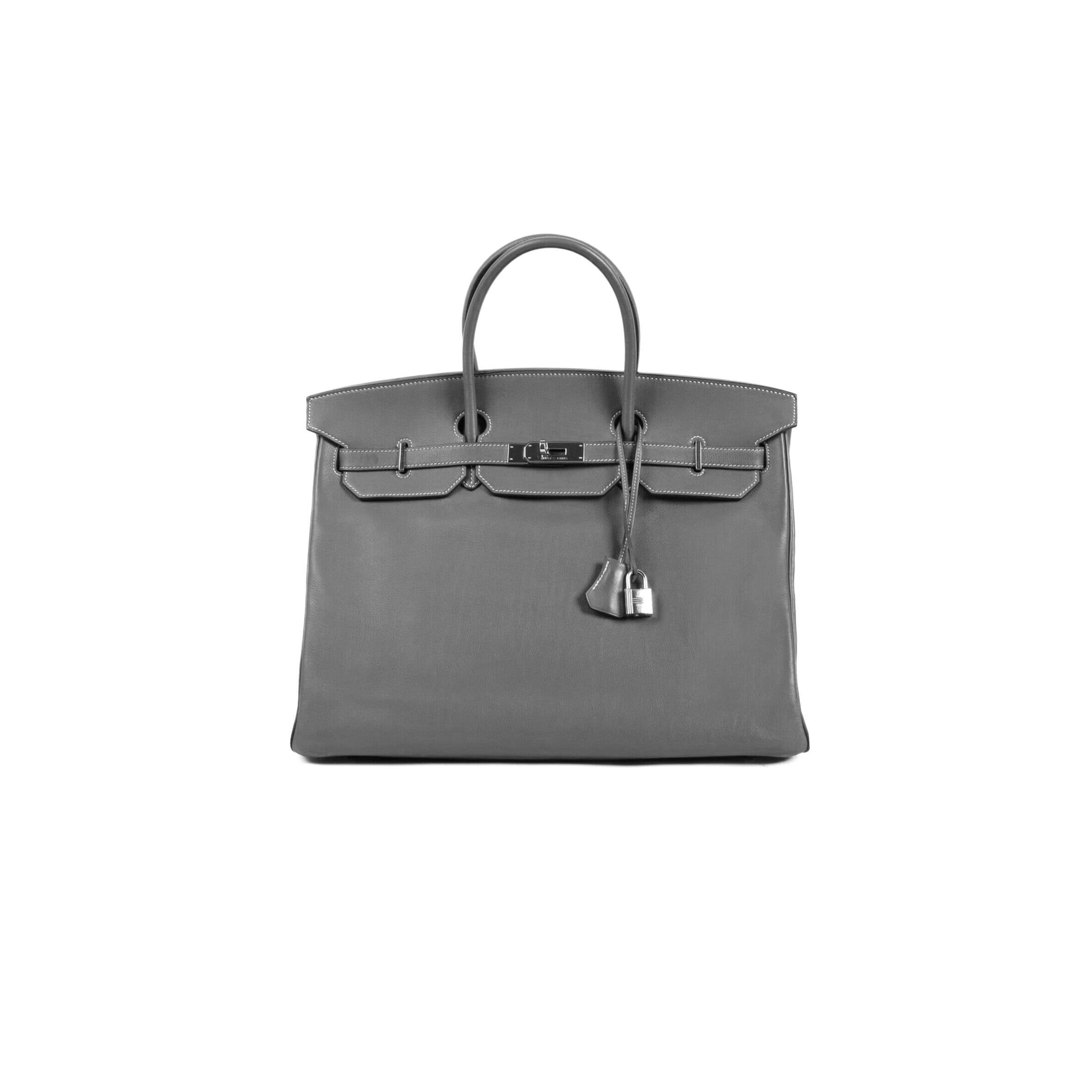 HERMÈS BIRKIN 40 SWIFT LEATHER BAG (40*30*21cm)