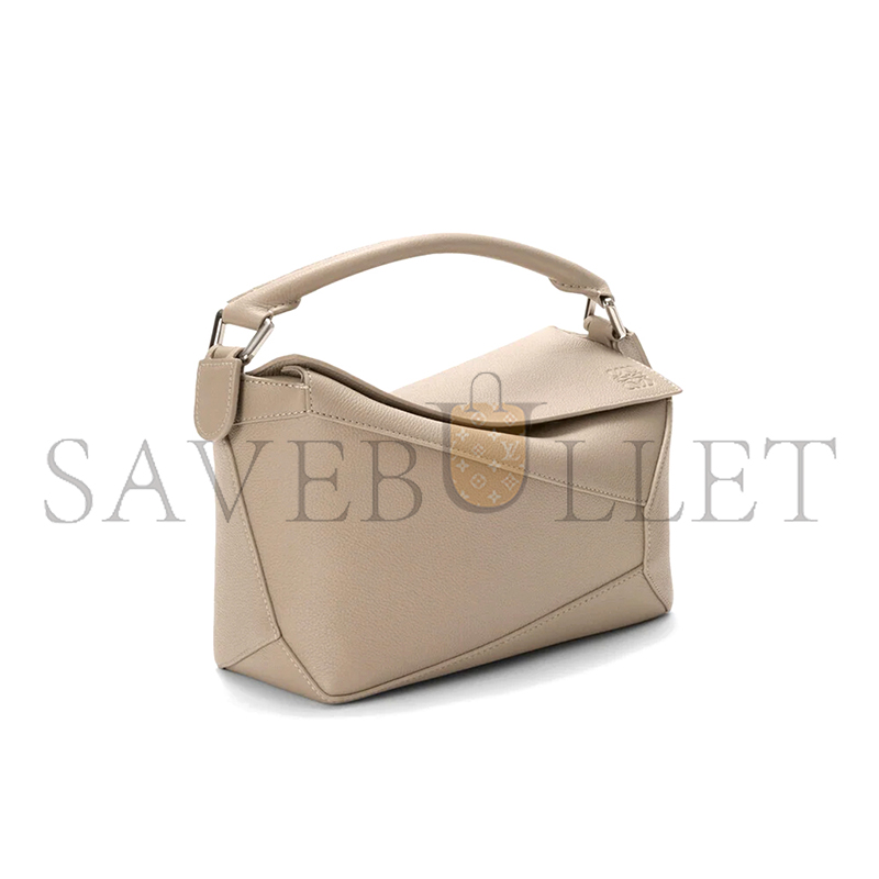 LOEWE SMALL PUZZLE EDGE BAG IN SOFT GRAINED CALFSKIN A510P60XAW (24*16.5*10.5cm)