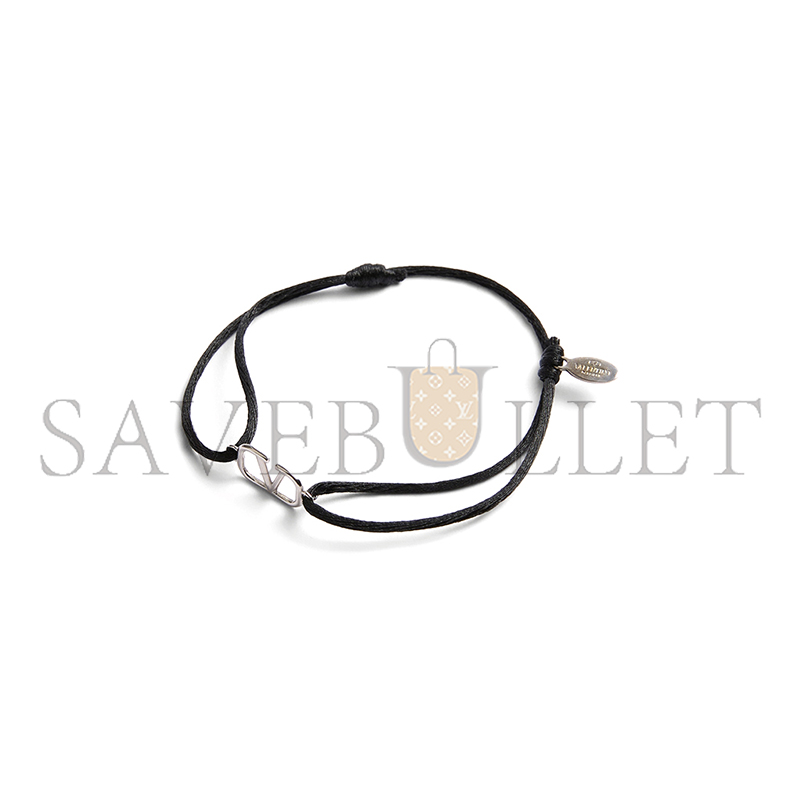 VALENTINO VLOGO SIGNATURE COTTON BRACELET YJ0M96DTK0NO