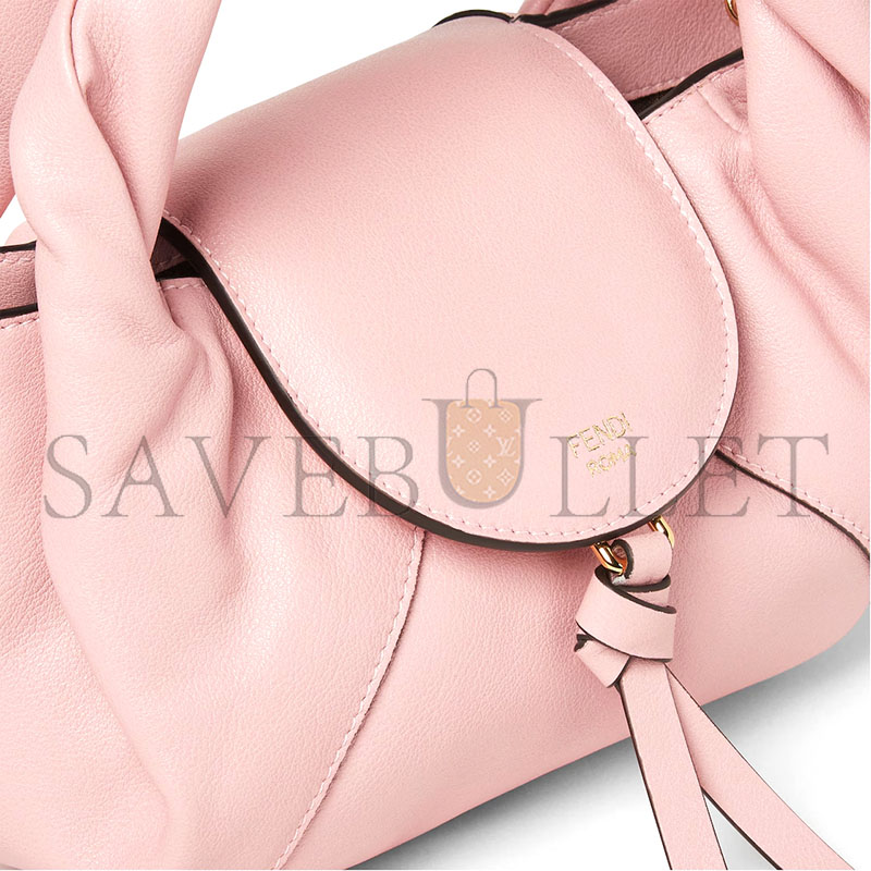 FENDI MINI FENDI SPY LIGHT PINK LEATHER MINI BAG 8BS110AYCTF1CJY (15*12.5*11cm)