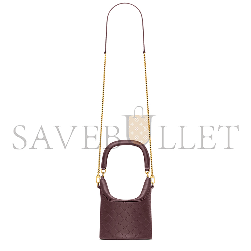 YSL GABY BUCKET BAG IN LAMBSKIN 7639611EL076195 (19*17*15cm)