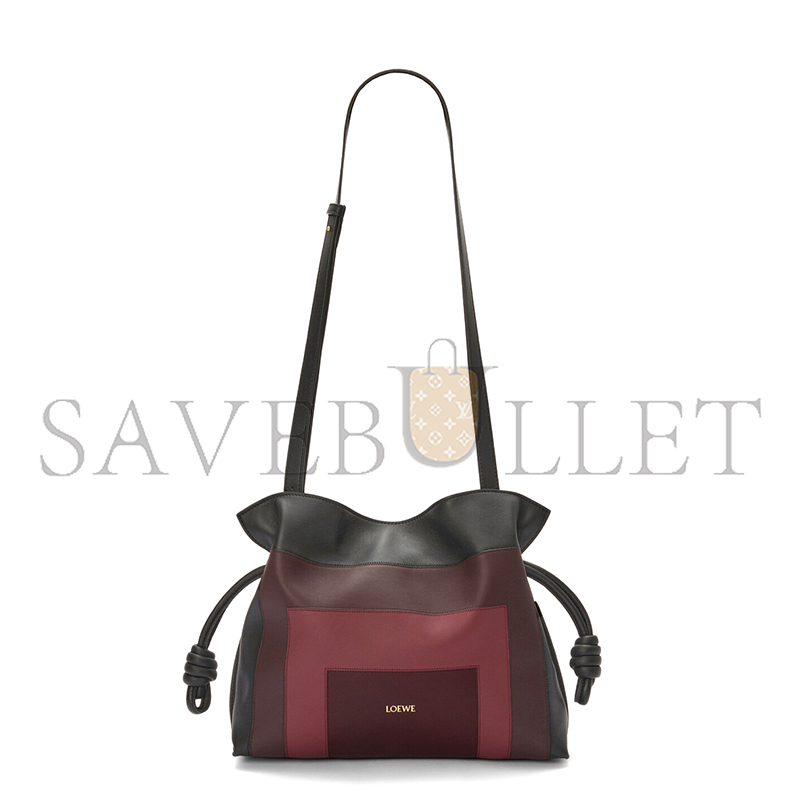 LOEWE X ALBERS MEDIUM FLAMENCO CLUTCH IN NAPPA CALFSKIN A411FC1XDD (30*24.5*10.5cm)