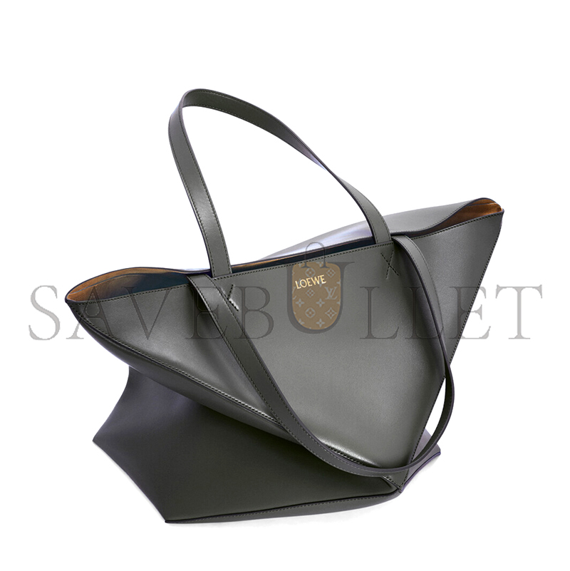 LOEWE XL PUZZLE FOLD TOTE IN SHINY CALFSKIN B933Q18X01 (42*41*18cm)