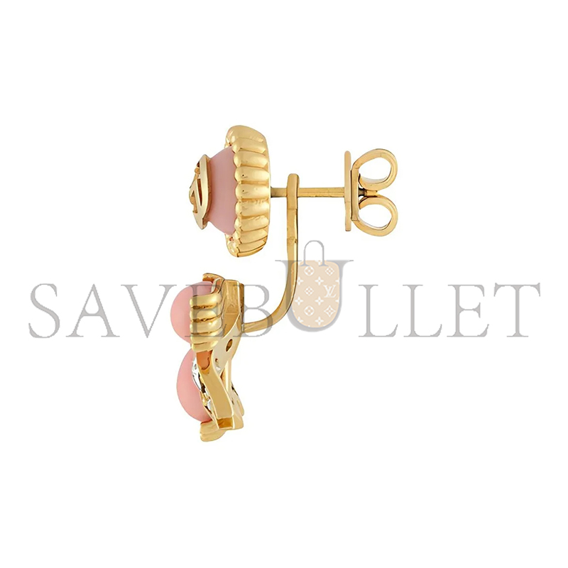 GUCCI PINK RESIN EARRINGS