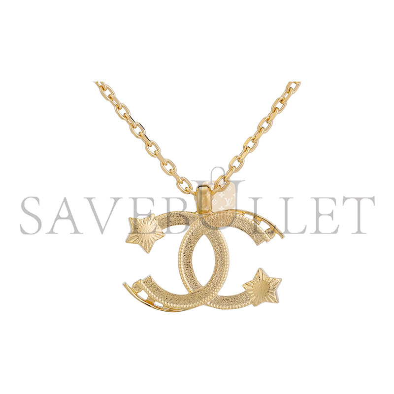 CHANEL DOUBLE C STAR NECKLACE ABC473