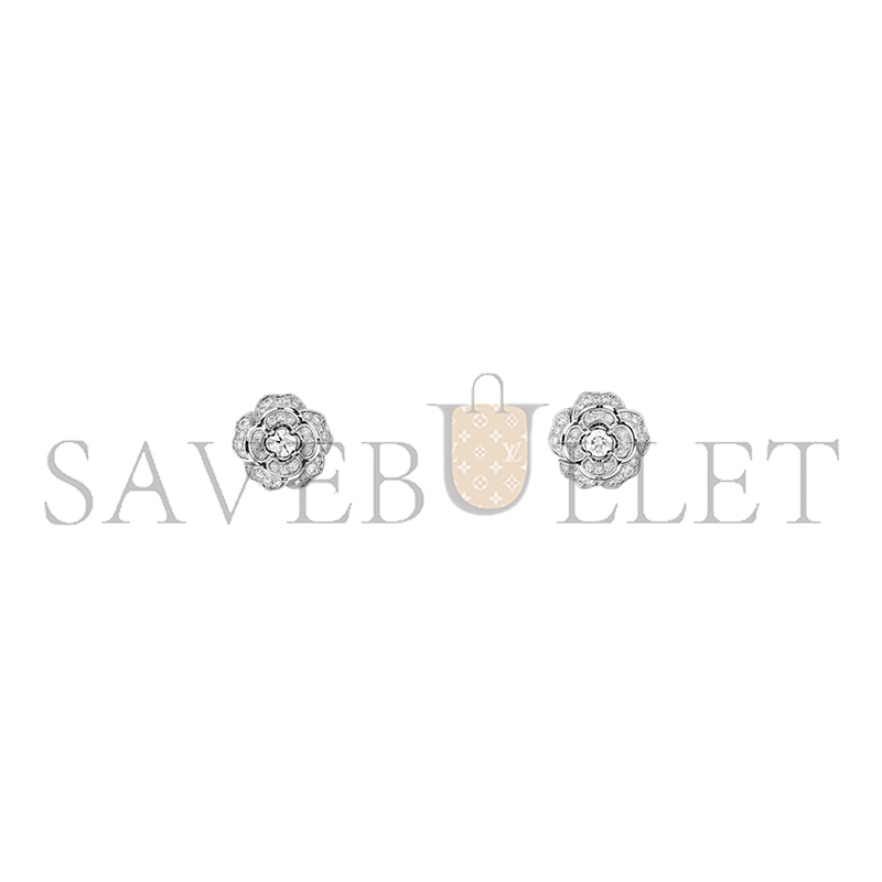 CHANEL BOUTON DE CAMÉLIA SUPPLE TRANSFORMABLE EARRINGS J12837