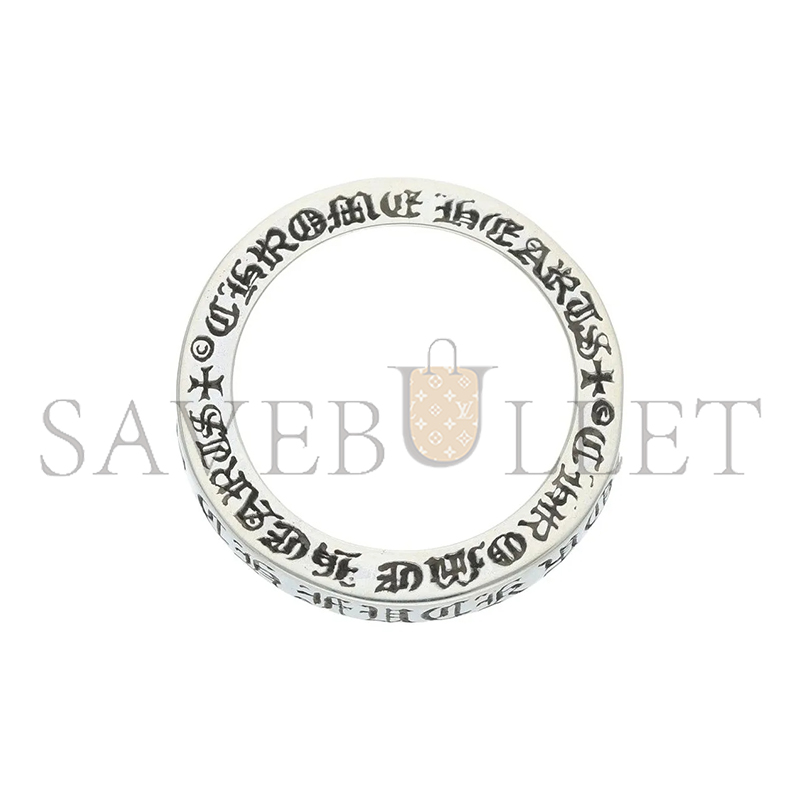 CHROME HEARTS SILVER SPACER RING FUCK YOU
