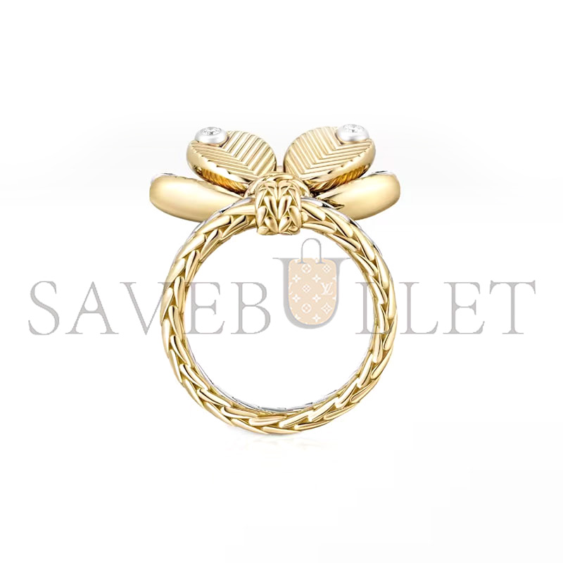 CARTIER GRAIN DE CAFÉ RING DIAMONDS B4242252