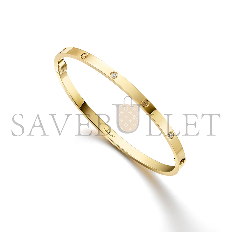 CARTIER LOVE BRACELET, SMALL MODEL, 6 DIAMONDS B6079417