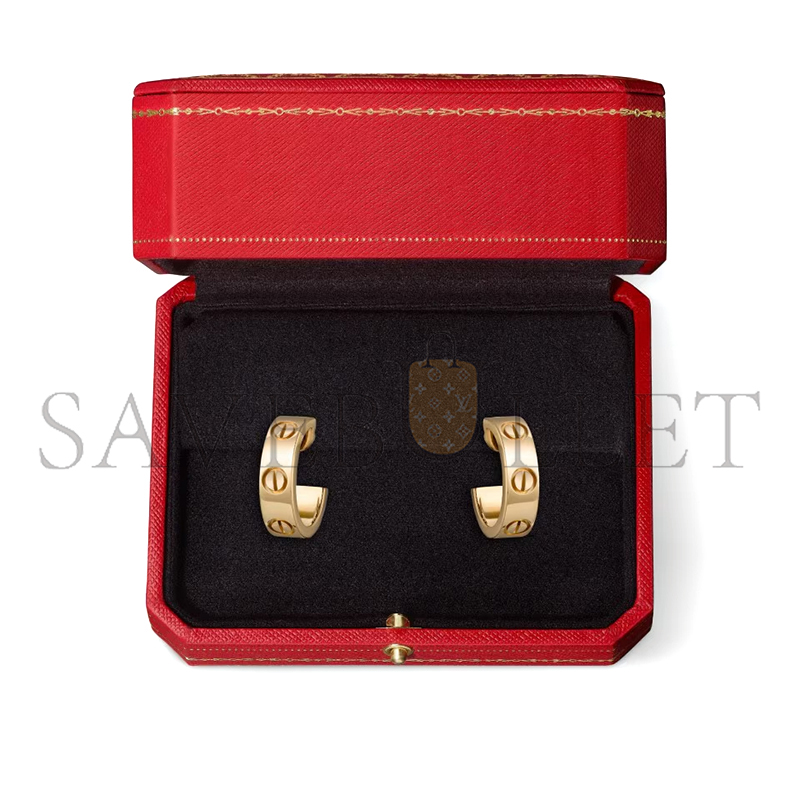 CARTIER LOVE HOOP EARRINGS, CLASSIC MODEL B8022500