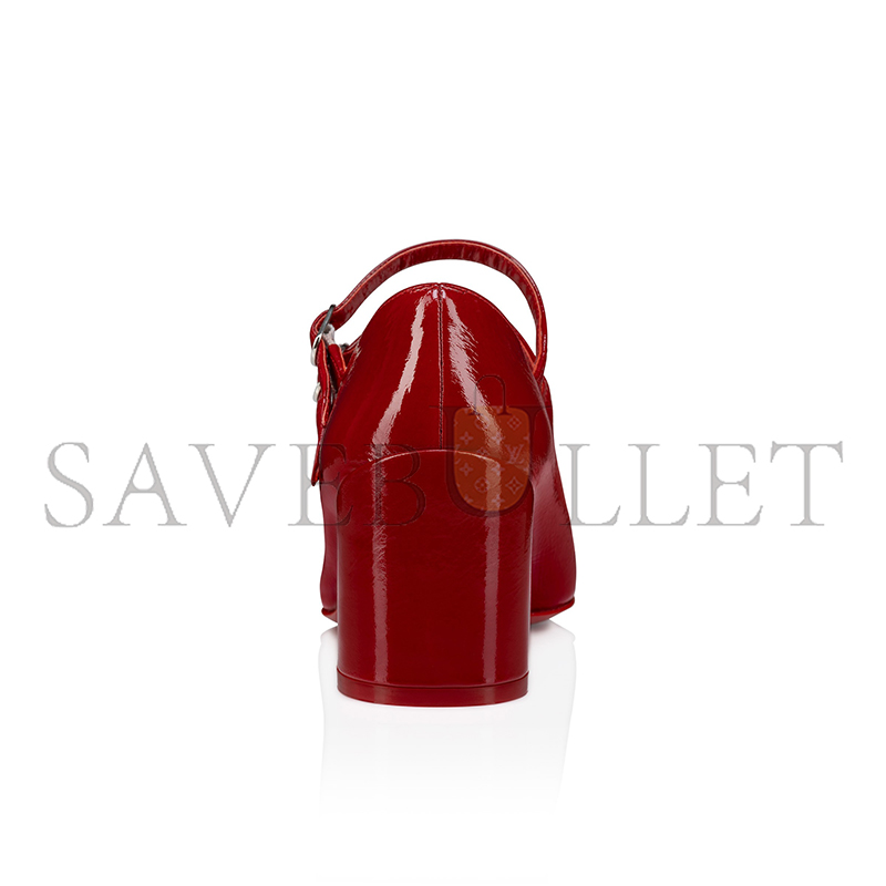 CHRISTIAN LOUBOUTIN MISS JANE 55 MM MARY JANES-VOG PATENT LEATHER-LOUBI-WOMEN 1250478R558