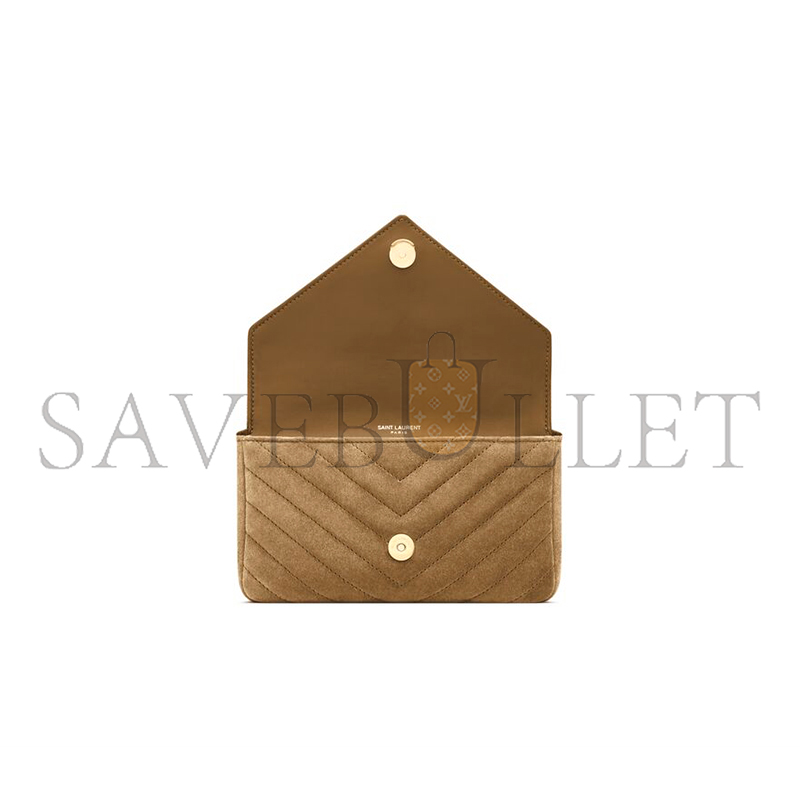 YSL COLLEGE MINI IN SUEDE 7794301U8273194 (20*13*3cm)