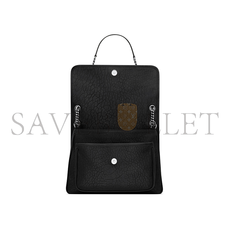 YSL NIKI LARGE IN GRAINED LAMBSKIN 803777AACIA1000 (32*23*9cm)