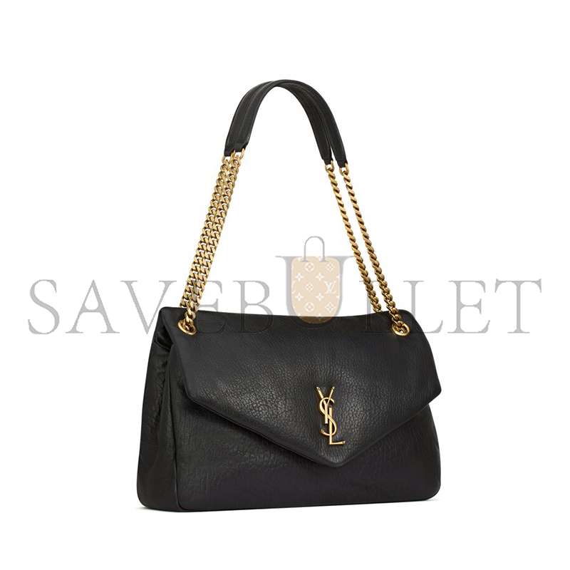 YSL CALYPSO LARGE IN GRAINED LAMBSKIN 777399AACYT1000 (38*22*12cm)