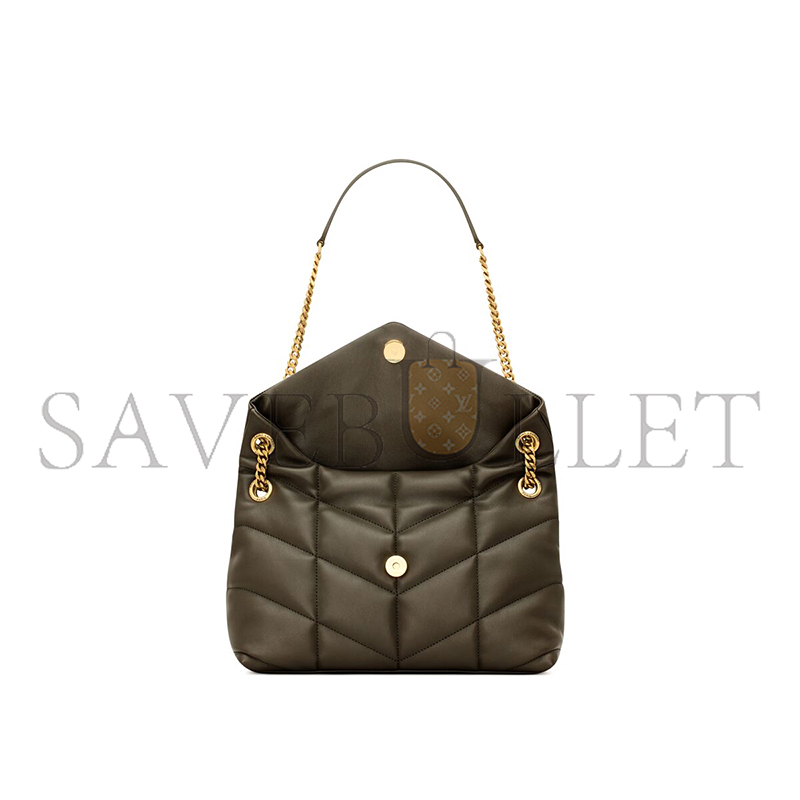 YSL PUFFER SMALL IN NAPPA LEATHER 5774761EL073212 (29*17*11cm)