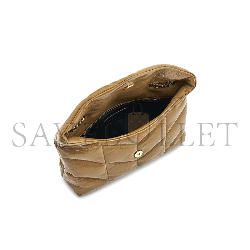 YSL TOY PUFFER IN LEATHER 24022219864407 (23*15.5*8.5cm)