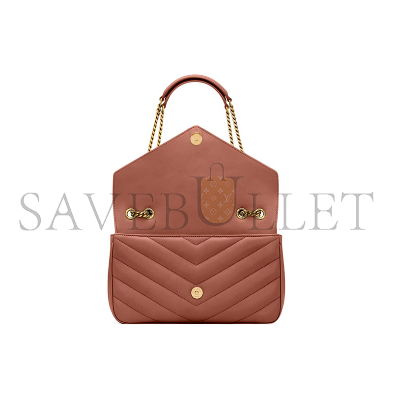 YSL LOULOU MEDIUM IN MATELASSÉ LAMBSKIN 801439AAEAX5036 (29*17*8cm)