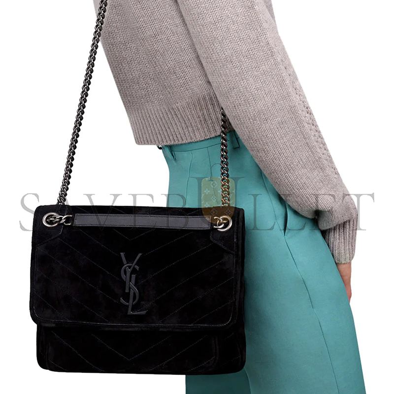 YSL NIKI MEDIUM IN SUEDE 6331583958096 (28*20*8cm)