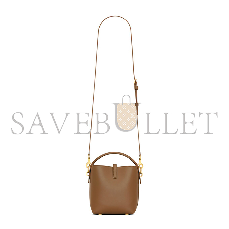 YSL LE 37 MINI IN SHINY LEATHER 7658702R20W2536 (15*13*6cm)