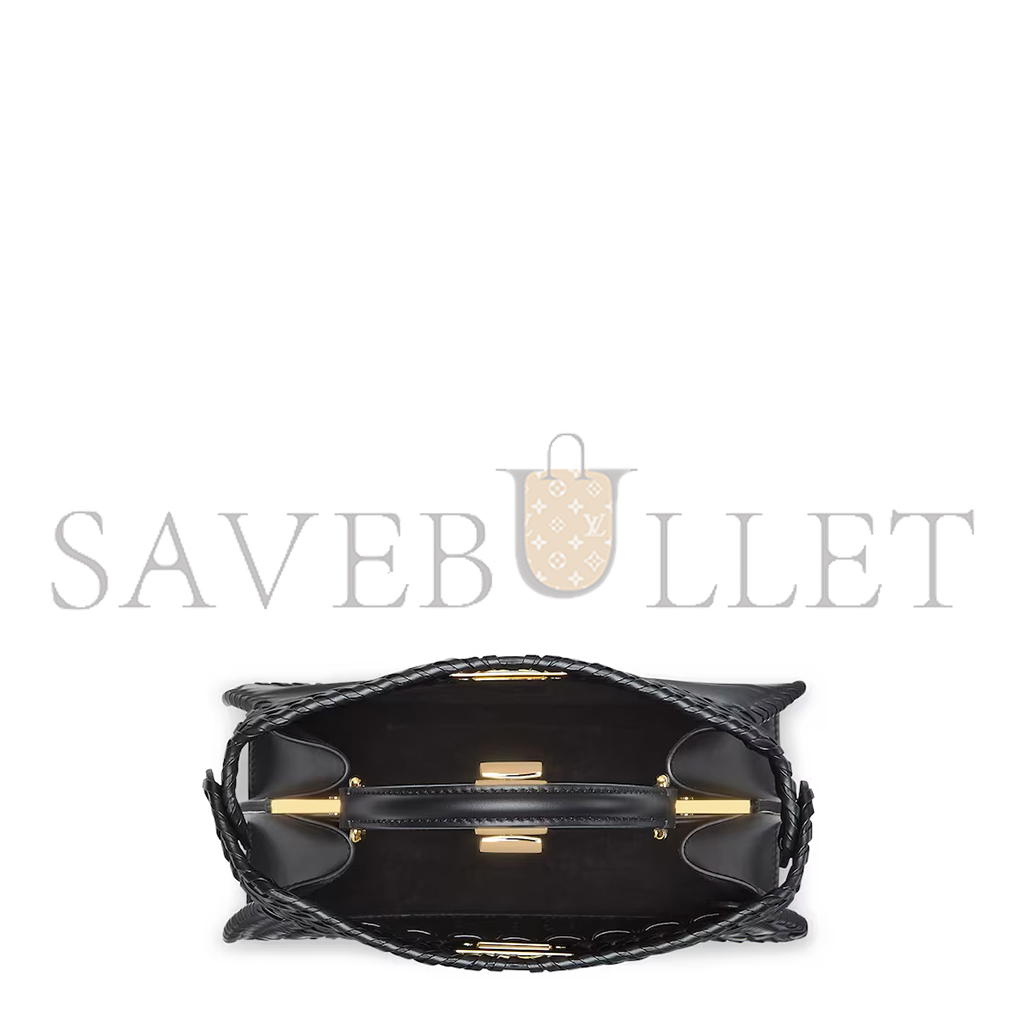 FENDI PEEKABOO ISEEU  BRAIDED LEATHER BAG 8BN327ANX8F0KUR (33*25*13cm)