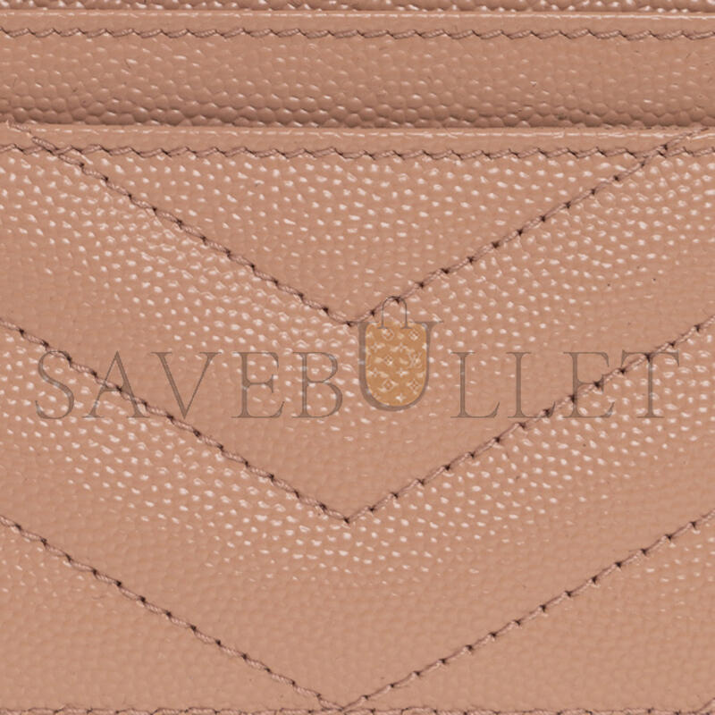 YSL CASSANDRE MATELASSÉ CARD CASE IN GRAIN DE POUDRE LEATHER 423291BOW019830 (10.5*7.5*0.5cm)