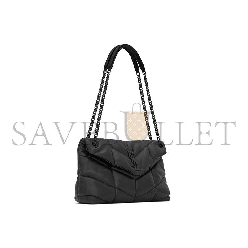 YSL PUFFER SMALL IN NAPPA LEATHER 5774761EL081000 (29*17*11cm)