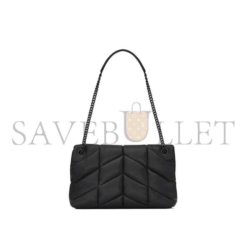 YSL PUFFER SMALL IN NAPPA LEATHER 5774761EL081000 (29*17*11cm)