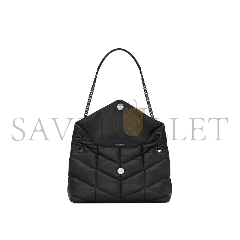 YSL PUFFER SMALL IN NAPPA LEATHER 5774761EL081000 (29*17*11cm)