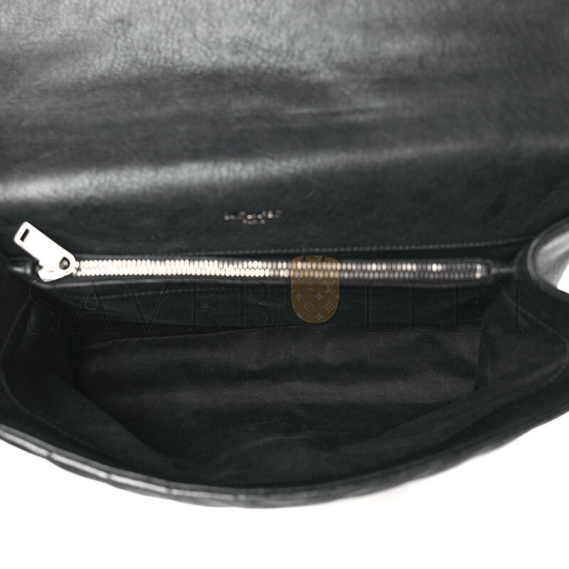 YSL COLLEGE LARGE IN QUILTED LEATHER 600278BRM041000 (32*20*8.5cm)