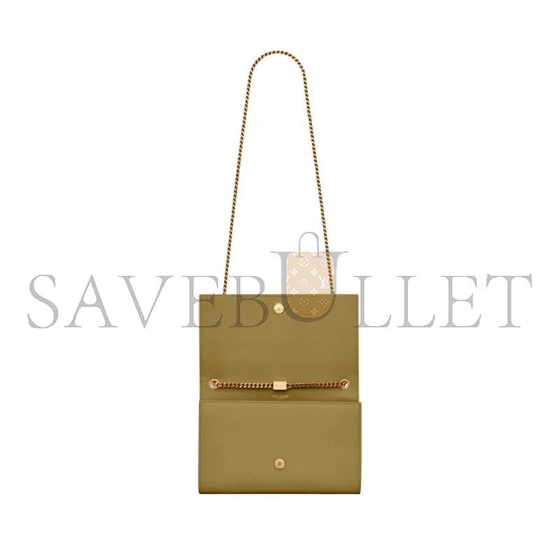 YSL KATE MEDIUM IN GRAIN DE POUDRE EMBOSSED LEATHER 364021BOW0W3321 (24*14.5*5.5cm)