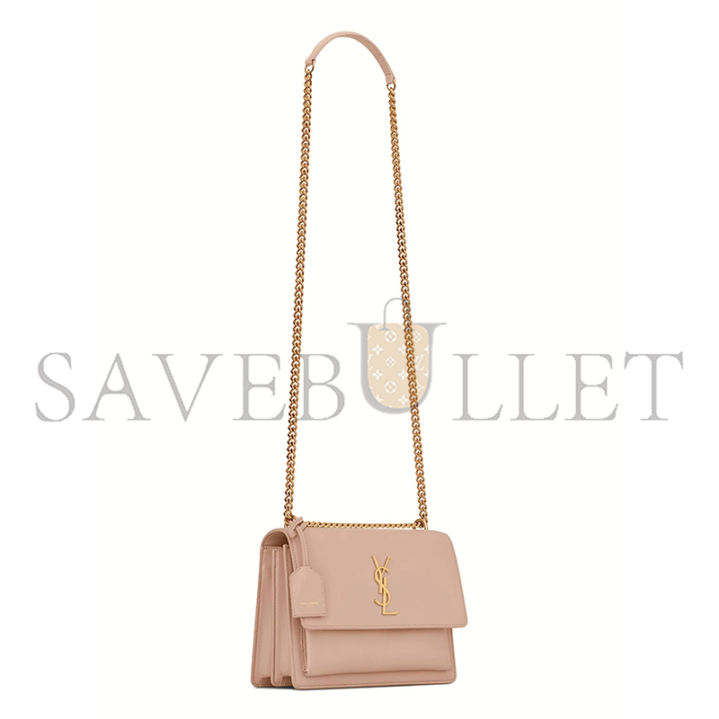 YSL SUNSET MEDIUM IN TEXTURED LEATHER 442906D420W2738 (22*16*8cm)