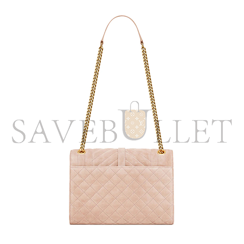 YSL ENVELOPE MEDIUM IN QUILTED SUEDE 6001851S7F12738 (24*17.5*6cm)