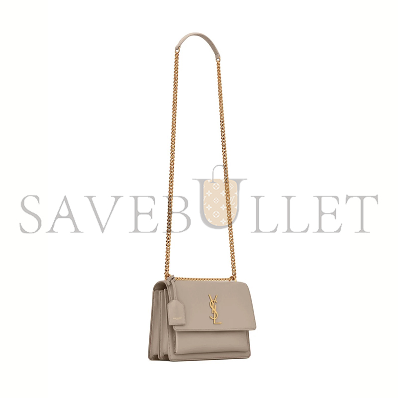YSL SUNSET MEDIUM IN TEXTURED LEATHER 442906D420W2826 (22*16*6.5cm)