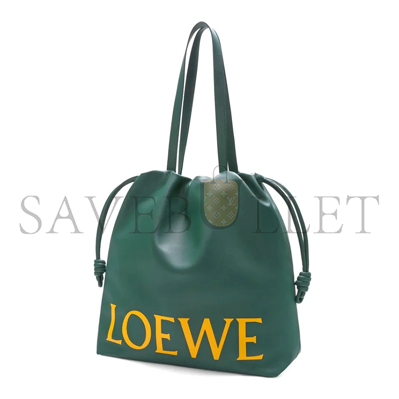 LOEWE FLAMENCO LOGO TOTE IN NAPPA CALFSKIN B411FPLX01 (46*41*12.5cm)