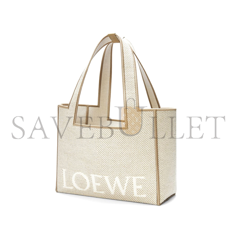 LOEWE MEDIUM LOEWE FONT TOTE IN JACQUARD CANVAS ALF1B61X11-2370 (30*25.5*15cm)
