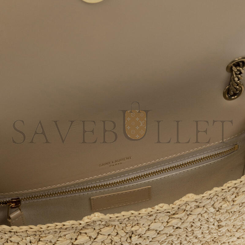 YSL JAMIE MEDIUM IN RAFFIA 515821GAAAT2087 (25*15*7.5cm)
