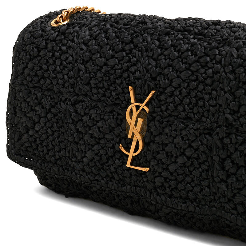 YSL JAMIE MEDIUM IN RAFFIA 515821GAAAT1000 (25*15*7.5cm)