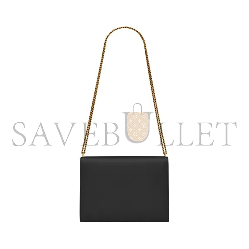 YSL CASSANDRA MEDIUM IN GRAIN DE POUDRE EMBOSSED LEATHER 532750BOW0W1000 (22*16.5*5.5cm)