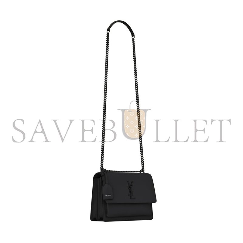 YSL SUNSET MEDIUM IN TEXTURED LEATHER 442906D420U1000 (22*16*6.5cm)