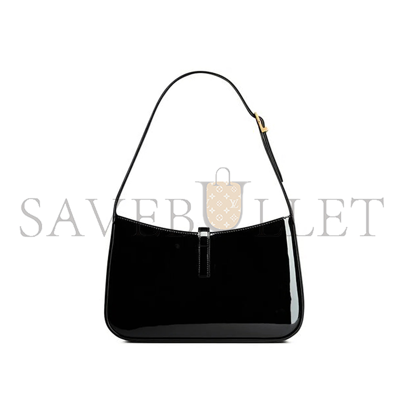 YSL LE 5 À 7 IN PATENT LEATHER 6572280UF0W1000 (23*16*6.5cm)