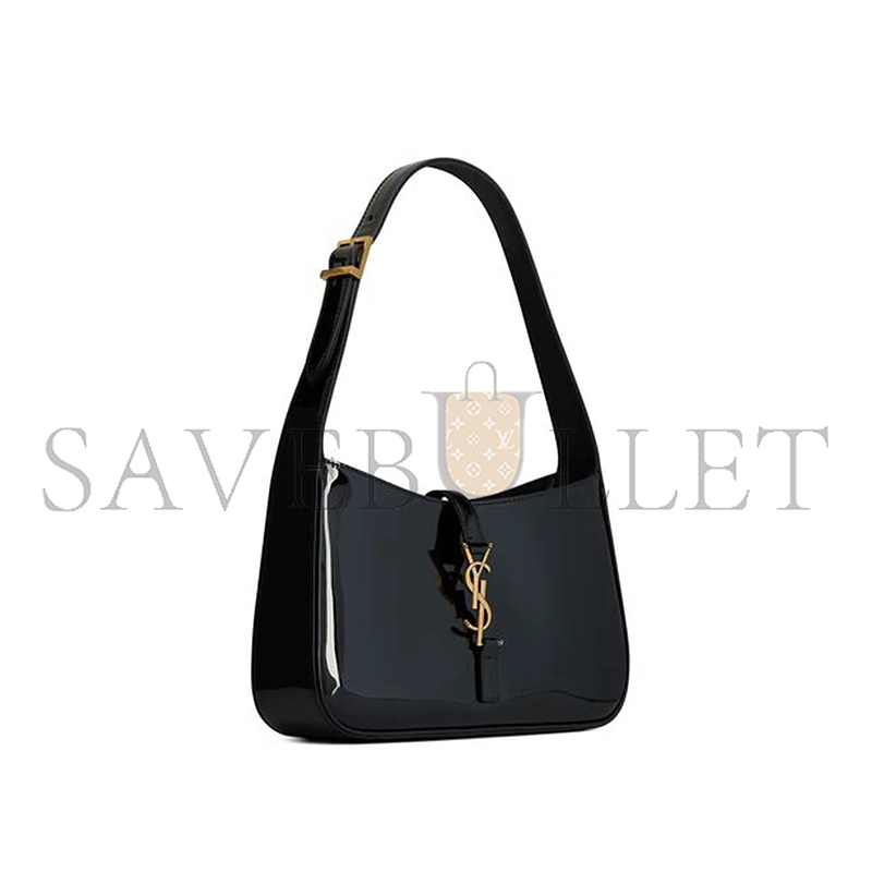 YSL LE 5 À 7 IN PATENT LEATHER 6572280UF0W1000 (23*16*6.5cm)