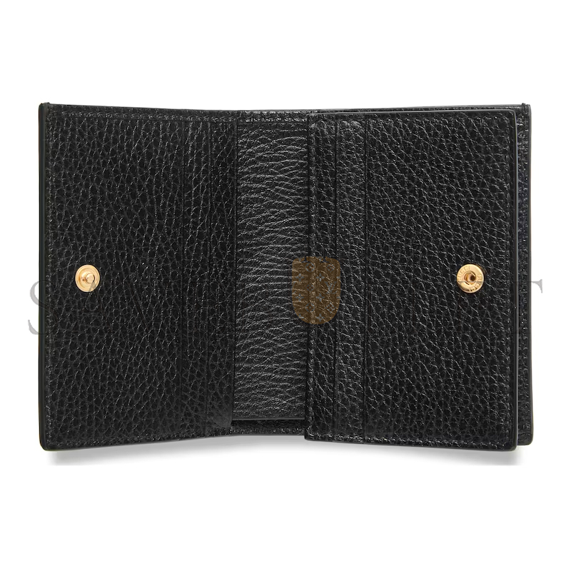 GUCCI GG MARMONT BI-COLOUR CARD CASE WALLET ‎658610(11*8.5*3cm)