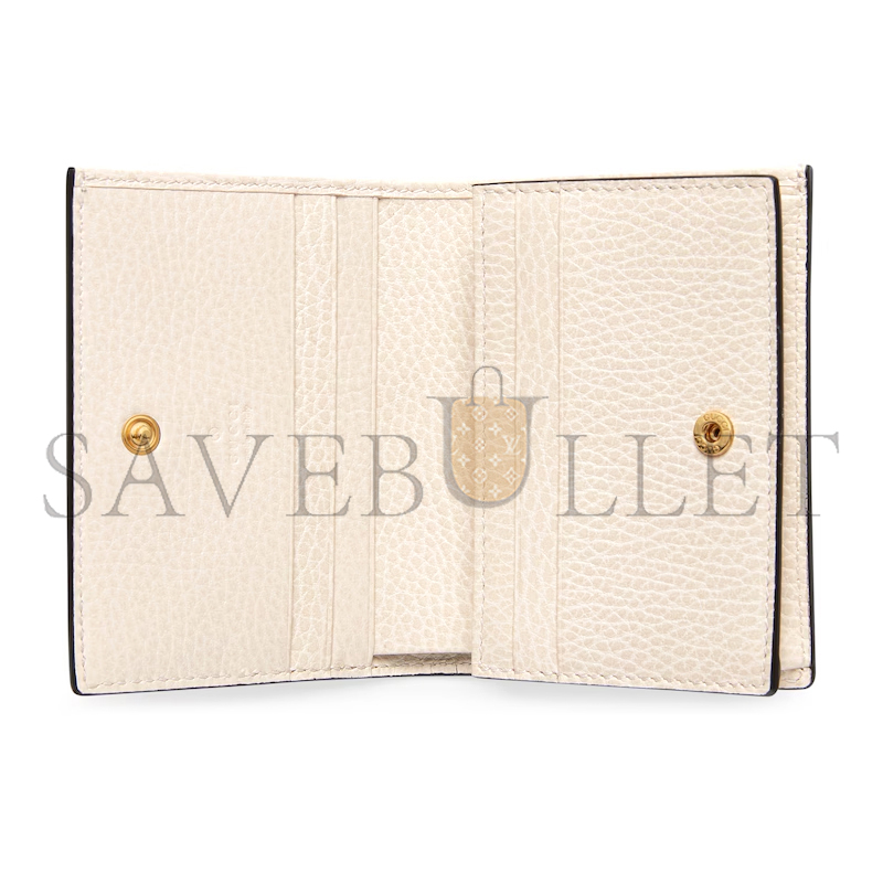 GUCCI GG MARMONT BI-COLOUR CARD CASE WALLET ‎658610 (11*8.5*3cm)