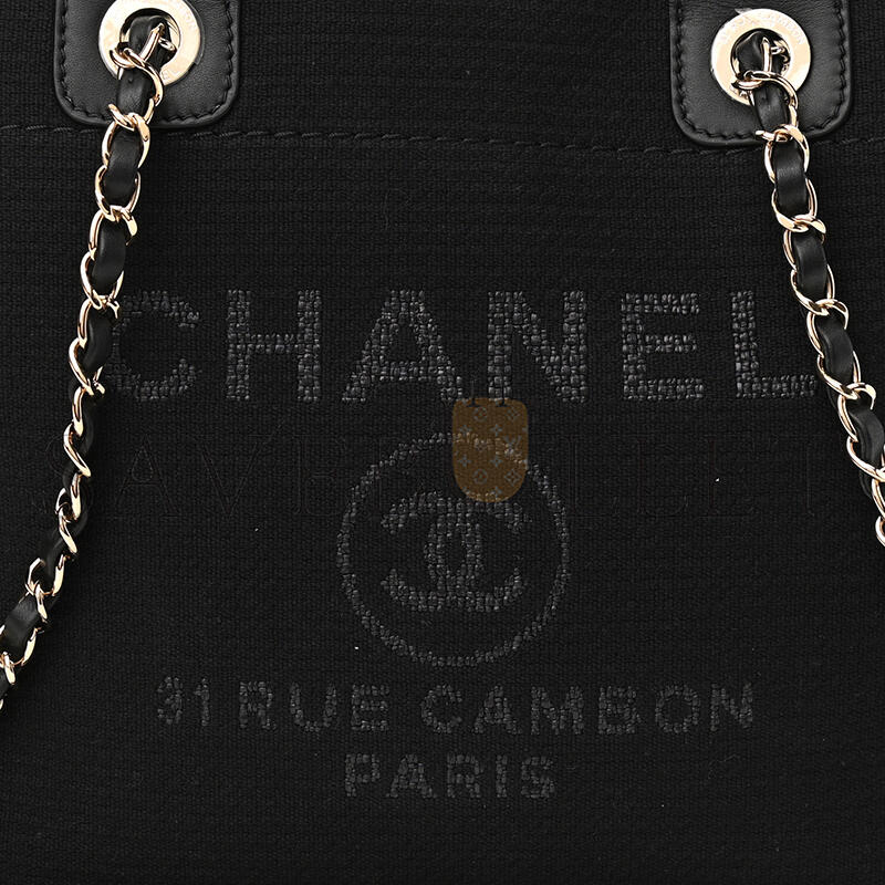 CHANEL TOTE CANVAS & GOLD-TONE METAL AS3351 (34*26*15cm)